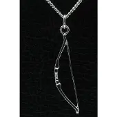 MOOYE ® - Collectie Zilveren Handboog ketting hanger