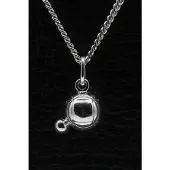 MOOYE ® - Collectie Zilveren Jeu de Boule - Petanque ketting hanger
