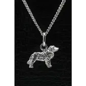 MOOYE ® - Collectie Zilveren Landseer ketting hanger - klein