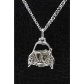 MOOYE ® - Collectie Zilveren VW Kever front ketting hanger