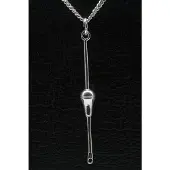 MOOYE ® - Collectie Zilveren Dobber ketting hanger - groot