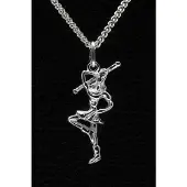 MOOYE ® - Collectie Zilveren Majorette meisje ketting hanger