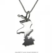 MOOYE ® - Collectie Zilveren Provincie Limburg ketting hanger
