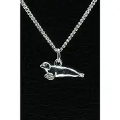 MOOYE ® - Collectie Zilveren Zeehond ketting hanger - 6