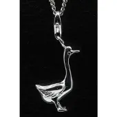 MOOYE ® - Collectie Zilveren Gans hanger n bedel