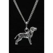 MOOYE ® - Collectie Zilveren Bracco italiano staart ketting hanger - klein