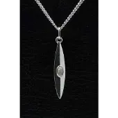 MOOYE ® - Collectie Zilveren Kano ketting hanger