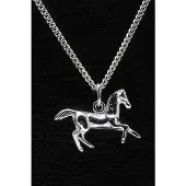 MOOYE ® - Collectie Zilveren Paard ketting hanger - in galop