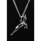MOOYE ® - Collectie Zilveren Gazelle ketting hanger