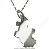 MOOYE ® - Collectie Zilveren Provincie Overijssel ketting hanger