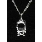 MOOYE ® - Collectie Zilveren Regisseur stoel ketting hanger