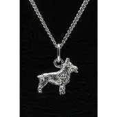 MOOYE ® - Collectie Zilveren Vastgotaspets - Zweedse valhund ketting hanger - klein