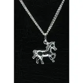 MOOYE ® - Collectie Zilveren Paard ketting hanger - 2
