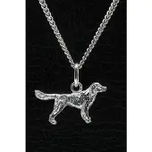 MOOYE ® - Collectie Zilveren Drentse patrijs ketting hanger - klein