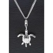 MOOYE ® - Collectie Zilveren Schildpad hanger n bedel