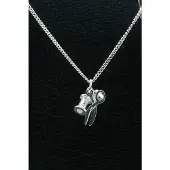 MOOYE ® - Collectie Zilveren Naaigarnituur ketting hanger