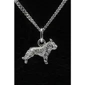 MOOYE ® - Collectie Zilveren Laekense herder ketting hanger - klein
