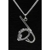 MOOYE ® - Collectie Zilveren Duikbril met snorkel ketting hanger