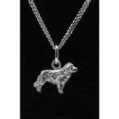 MOOYE ® - Collectie Zilveren Podhalanski owczarek ketting hanger - klein