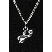 MOOYE ® - Collectie Zilveren Waterpolospeler 2 ketting hanger