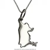 MOOYE ® - Collectie Zilveren Provincie Noord Holland ketting hanger