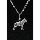 MOOYE ® - Collectie Zilveren Hrvatski ovcar ketting hanger - klein