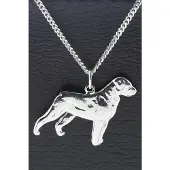 MOOYE ® - Collectie Zilveren Hond ketting hanger