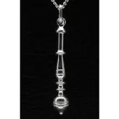 MOOYE ® - Collectie Zilveren Kantklos ketting hanger