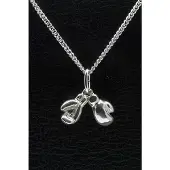 MOOYE ® - Collectie Zilveren Bokshandschoenen ketting hanger