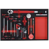 Teng Tools TTEX17 17-delige Sleutel-/inspectieset in EVA-tray