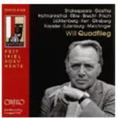 OUTHERE Will Quadflieg - Der Schauspieler Im Spiegel Der Dic (CD)