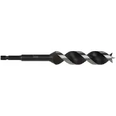 Wolfcraft - 12mm Slangenboor voor Houtbalken - 165mm - Zeskantschacht Houtboor - Hex - 7134000
