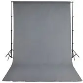 Bresser D-26 support 300cm + doek 3x6m grijs