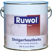 Ruwol Steigerhoutbeits Old Brown Wash 2,5 liter