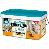 Bison Wand&Klaar Behanglijm vliesbehang emmer 10 kg, kant en klaar, eenvoudig aanbrengen, corrigeerbaar, goede hechting, voor alle soorten behang met een vliesrug