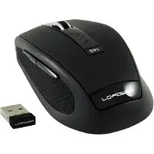 LC-Power M800BW muis RF Draadloos Optisch 2000 DPI Zwart