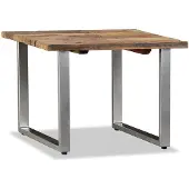 vidaXL Salontafel 55x55x40 cm massief gerecycled hout