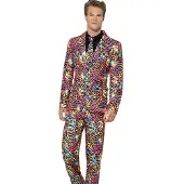 Smiffy Maatpak neon panter