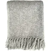 Malagoon Plaids, deken Light grey melee throw dames 125x150 cm