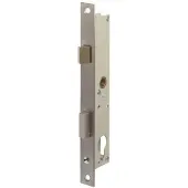 Nemef 9690 Haakschootslot | DM30mm | voorplaat RVS 24x245mm rechthoekig | staal verzinkte zwenkschoot | zonder geleidepen | DR 1+2+3+4 - 9969207100