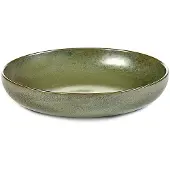 Serax Diep Bord Surface Tableware By Sergio Herman Camo Green L 21 x 21 x 4 cm