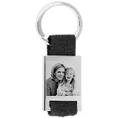 Yoursurprise Luxe sleutelhanger met foto - Rechthoek