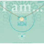 Heart to Get IAM431N-MOMW-G mom wow goud verguld ketting