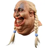Vegaoo Masker van een angstaanjagende vrouw voor volwassenen Halloween - Verkleedmasker - One size