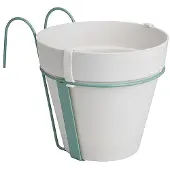 Elho Balkonbak Loft Urban Wit D 28 H 20 Cm