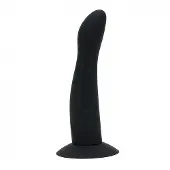 Rimba - Verwisselbare Curvy dildo Met Zuignap Voor strap-on En voorbind Harnasjes