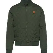 Urban Classics Tussenjas 'Diamond Quilt' olijfgroen