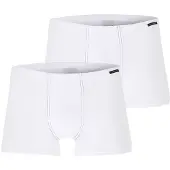 Schiesser 2 Pack Shorts Essentials - Heren Onderbroek wit