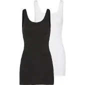 ONLY Top 'ONLLive Love' zwart / wit