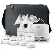 Philips AVENT Philips Elektrische Dubbele-Borstkolf SCF334/02 - Wit